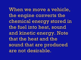 energy transformations