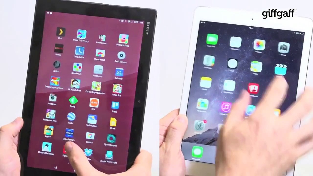 Sony Xperia Z4 tablet vs Apple iPad Air 2