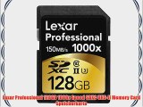 Lexar Professional 128GB 1000x Speed SDXC UHS-II Memory Card Speicherkarte