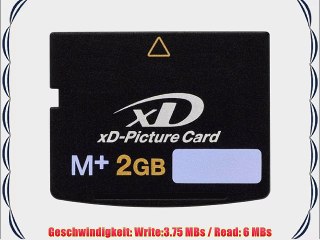 XD Picture Card / Speicherkarte 2 GB - Write:3.75 MBs / Read: 6 MBs f?r Fujifilm FinePix S5600