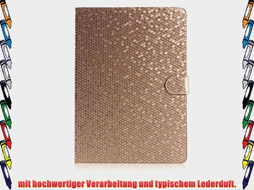 boriyuan Bling Bling Style PU Leder Case Ledertasche Schutzh?lle Cover f?r Samsung Galaxy Tab