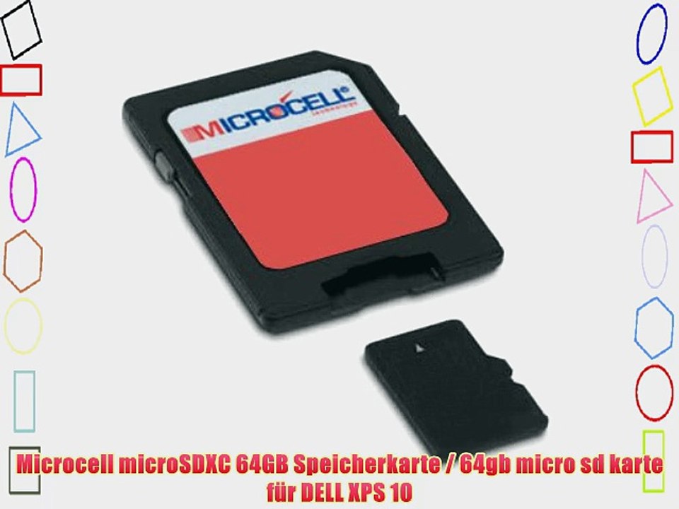 Microcell microSDXC 64GB Speicherkarte / 64gb micro sd karte f?r DELL XPS 10