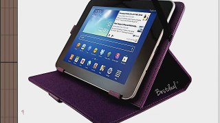 Lila PU Lederner Tasche Case H?lle f?r Toshiba Encore Mini WT7-C-100 7 Zoll Tablet PC   Displayschutzfolie