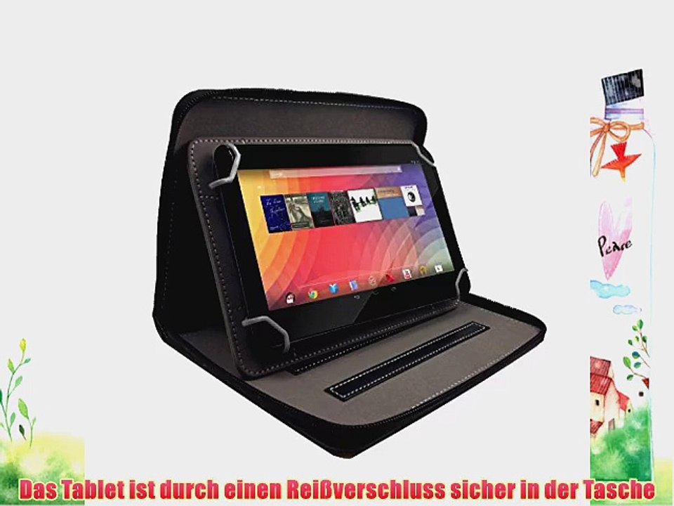 Blaupunkt Endeavour 101L Tablet PC Tasche mit Aufstell und drehfunktion - 360? 10.1 Zoll Rei?verschluss