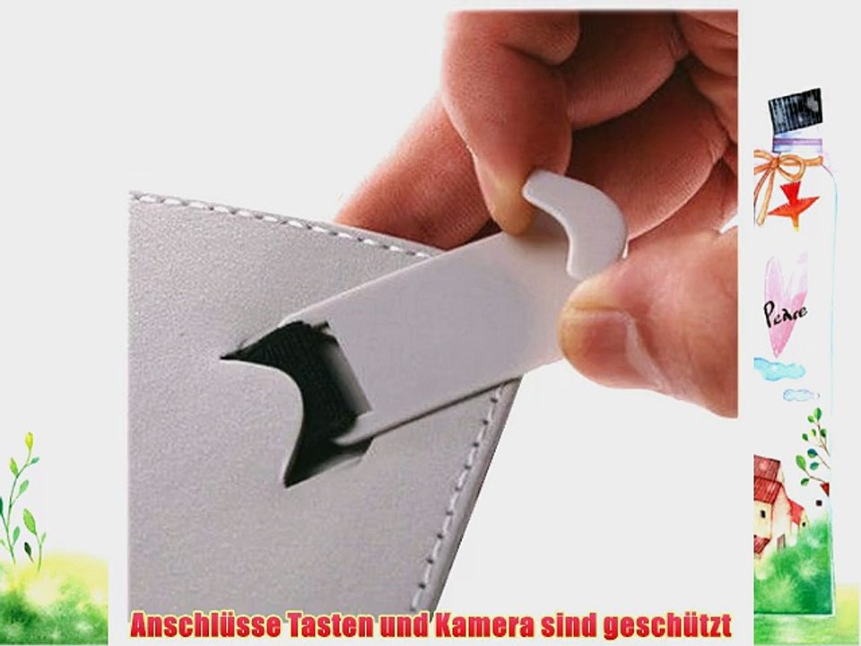 Kunstleder Tasche Schwarz f?r Gigaset QV 1030 Schutz H?lle 10 Zoll Etui Cover Case   Touchpen-Kuli