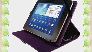 Lila PU Lederner Tasche Case H?lle f?r i.onik TP8-1500DC 8 8 Zoll Inch Tablet-PC   Bildschirmschutzfolie