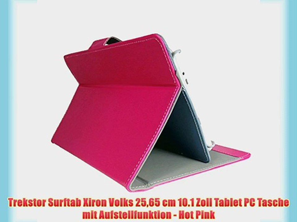 Trekstor Surftab Xiron Volks 2565 cm 10.1 Zoll Tablet PC Tasche mit Aufstellfunktion - Hot