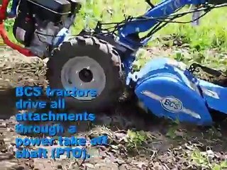 BCS 710 Two-Wheel Tractor in Community Garden