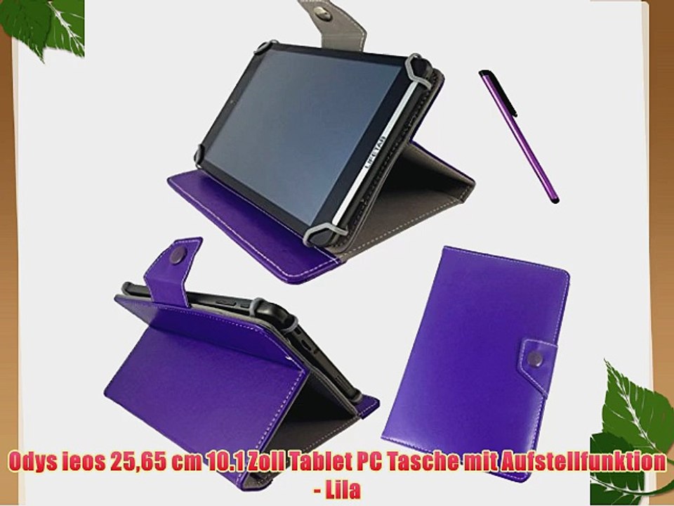 Odys ieos 2565 cm 10.1 Zoll Tablet PC Tasche mit Aufstellfunktion - Lila