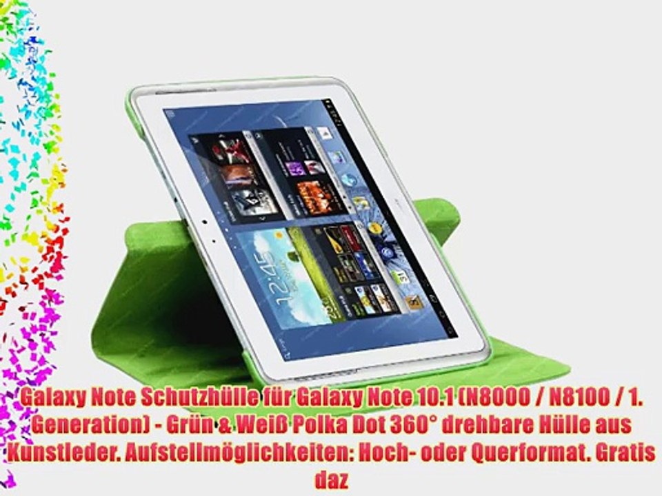 Galaxy Note Schutzh?lle f?r Galaxy Note 10.1 (N8000 / N8100 / 1. Generation) - Gr?n