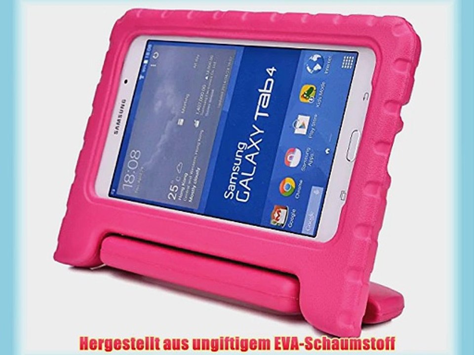Cooper Cases(TM) Dynamo Samsung Galaxy Tab 4 8.0?(T330) H?lle f?r Kinder in Pink (Leicht ungiftiger