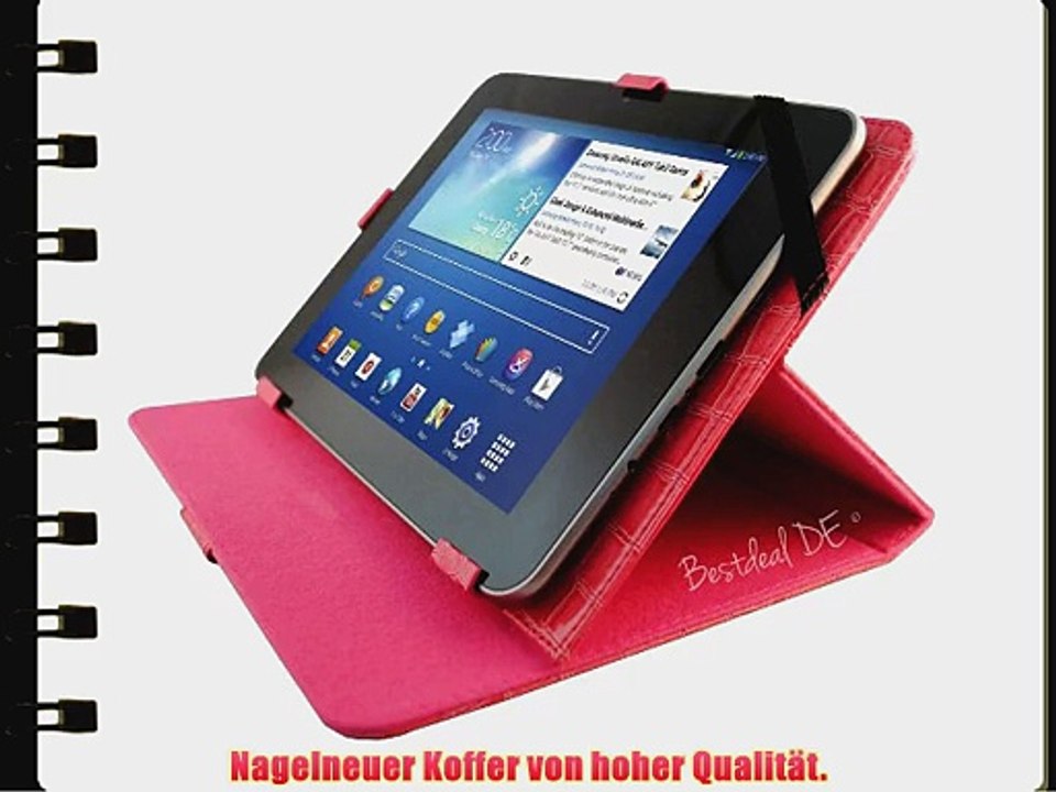 Luxus Rose Krokodil Lederner Tasche Case H?lle f?r Odys Ieos 10 10.1 10.1 Zoll Inch Tablet-PC