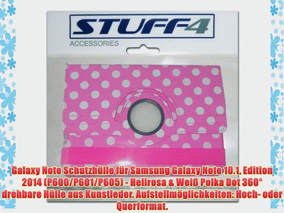 Galaxy Note Schutzh?lle f?r Samsung Galaxy Note 10.1 Edition 2014 (P600/P601/P605) - Hellrosa