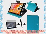 3er Starter Set Aldi Medion Lifetab P8912 MD 99066 89 Tablet Pc Tasche   Stylus   Schutzfolie