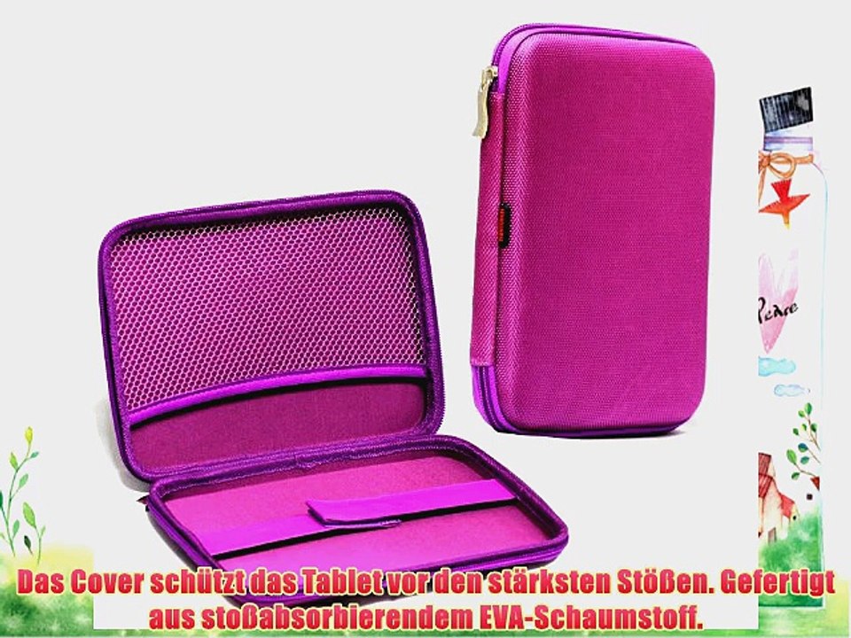 Navitech Lila Schutz Case Cover Sleeve f?r das MILLENNIUM Kinder-Tablet'' wie in ALDI