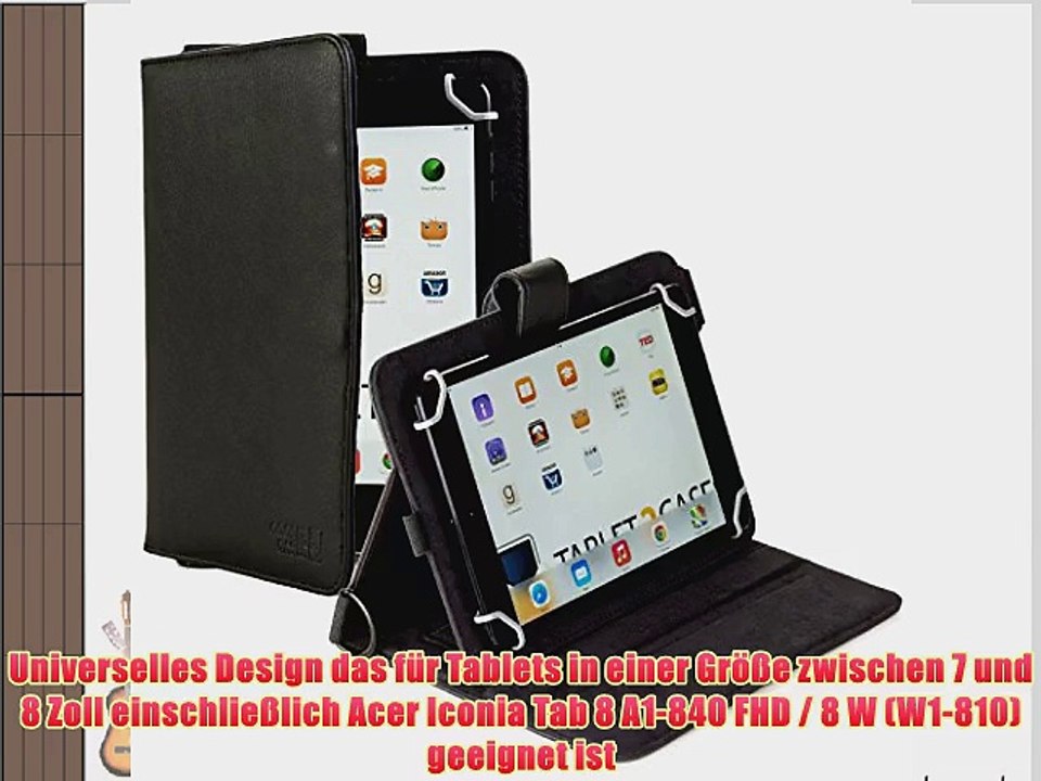 Cooper Cases(TM) Magic Carry Acer Iconia Tab 8 A1-840 FHD / 8 W (W1-810) Tablet Folioh?lle