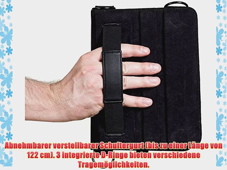 Cooper Cases(TM) Magic Carry Acer Iconia W3 / W4-820 Tablet Folioh?lle mit Schultergurt in