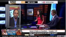 ESPN First Take Derrick Rose vs LeBron James : Can Chicago Bulls challenge Cavaliers in th