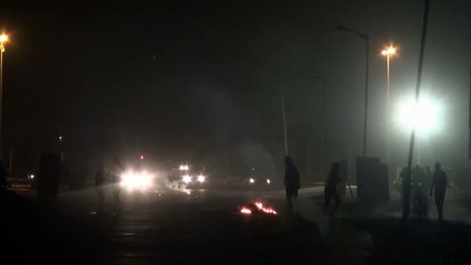 اصابة متظاهر بطلقة مباشرة أثناء قمع مظاهرات في العكر 11/7/2015 Bahrain