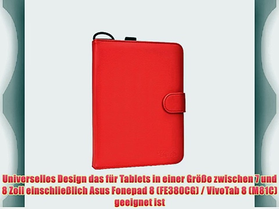 Cooper Cases(TM) Magic Carry Asus Fonepad 8 (FE380CG) / VivoTab 8 (M81C) Tablet Folioh?lle