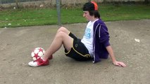 Sitdown Juggling TUTORIAL - Learn How To Juggle A Ball Sitting Down - Freestyle Football / Soccer