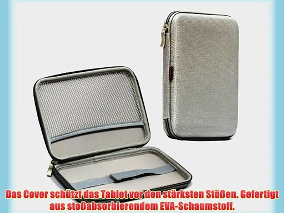 Navitech Grau Schutz Case Cover Sleeve f?r das Little Fingers ExplorerTab ideal f?r Kinder