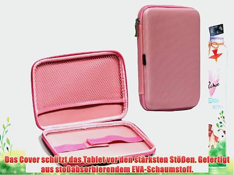Navitech Pink Schutz Case Cover Sleeve f?r das MILLENNIUM Kinder-Tablet'' wie in ALDI