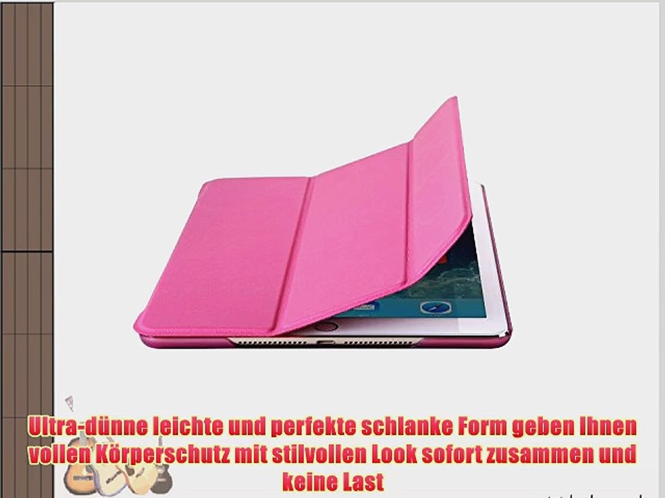 Nouske iPad Air 2 Smart Case Ledertasche Schutzh?lle Bumper H?llen Tasche Leder H?lle Ultra