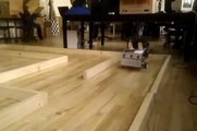 DTU Mobile Robot demonstrating Map based localization in a maze using Kinect