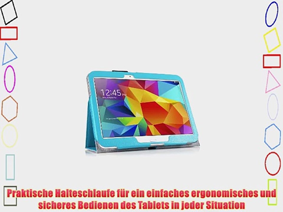 Schutzh?lle / Cover / Tasche f?r Samsung Galaxy Tab 4 10.1 T530 - mit praktischer Halteschlaufe