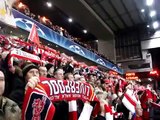 You'll never walk alone - Liverpool fans singing at Anfield