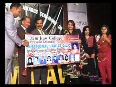 Quaid-e-Azam Law College Lahore Annual Function high Achiever award ceremony 2009
