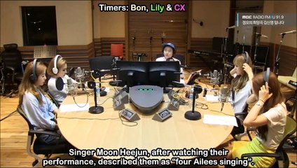 [ENG SUB] 150710 Mamamoo on Kim Shin Young’s Hope Song Radio (1_4)