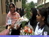 میٹرک بورڈ کراچی میں اسپیشل گروپ کی طلبہ کی امتاحانات میں پوزیشن لینے کے بعد ایمز ٹی وی سے خصوصی گفتگو