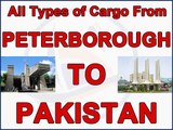 Peterborough to Pakistan air & sea cargo, gifts, parcels, courier, low prices