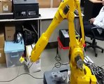 Robot arm controlled by Mach3 (Robot Retrofitting)