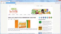 Xbox LIVE 3-Month Gold Subscription Free Redeem Codes Downlaod