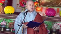 KCNA (Budistas del Norte y Sur de Corea celebran milenario de libros budistas)