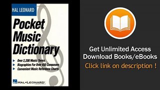 [Download PDF] The Hal Leonard Pocket Music Dictionary