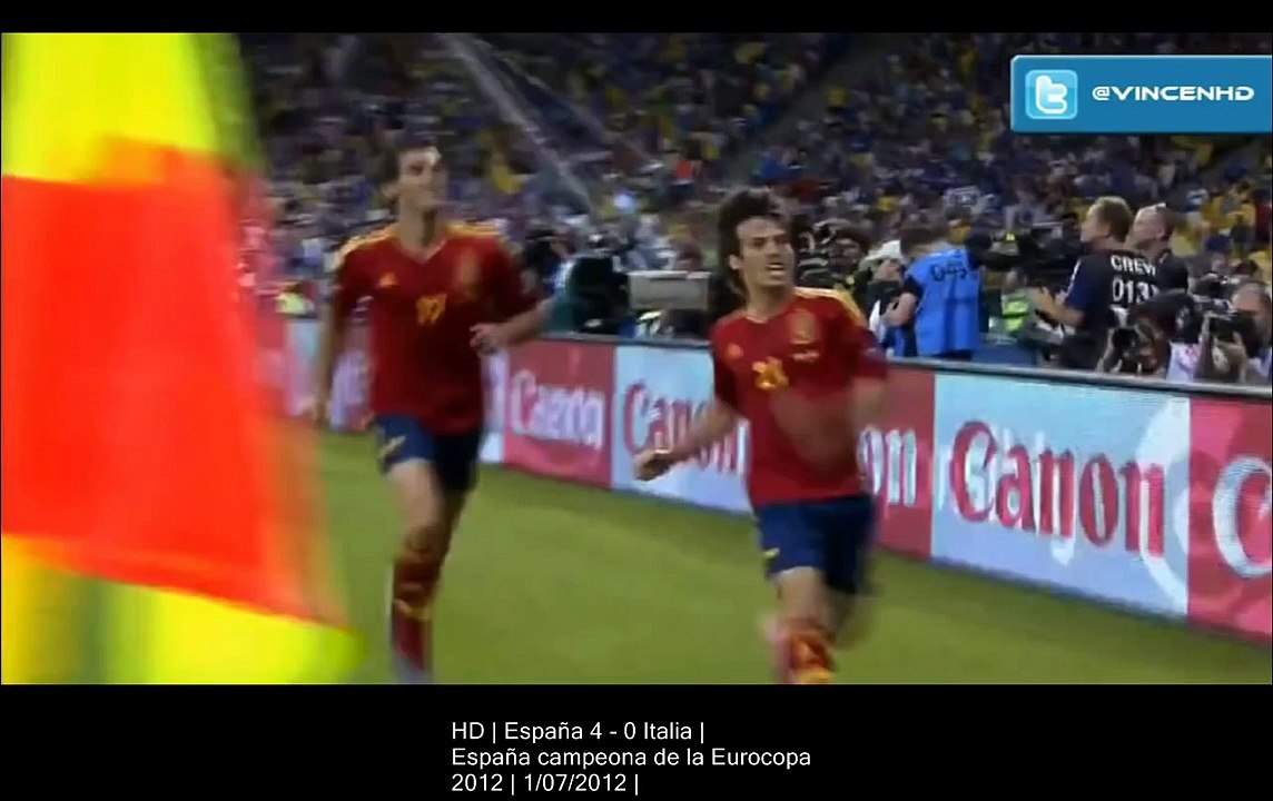 HD | España 4 - 0 Italia | España campeona de la Eurocopa 2012 | 1/07/2012 | Todos los goles
