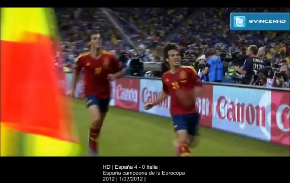 HD | España 4 - 0 Italia | España campeona de la Eurocopa 2012 | 1/07/2012 | Todos los goles