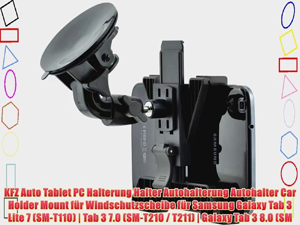 KFZ Auto Tablet PC Halterung Halter Autohalterung Autohalter Car Holder Mount f?r Windschutzscheibe
