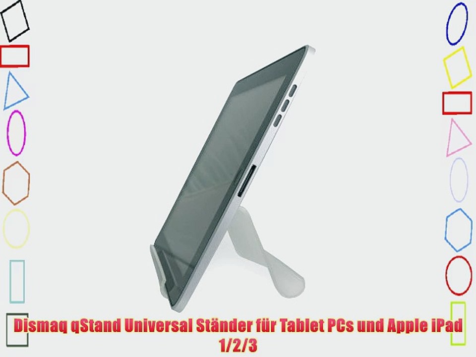 Dismaq qStand Universal St?nder f?r Tablet PCs und Apple iPad 1/2/3