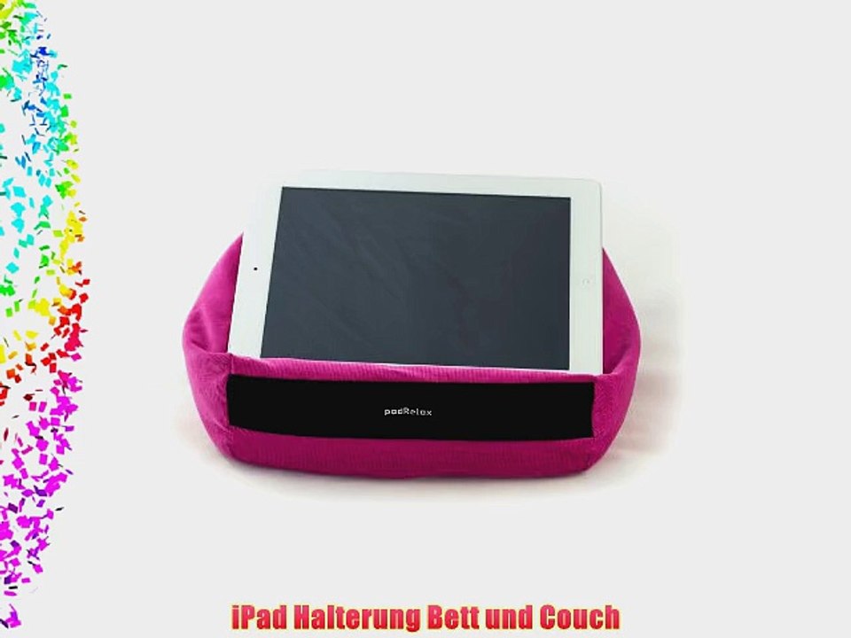padRelax? iPad Air Halter iPad Kissen Halterung f?r Bett und Couch passend f?r iPad 1. bis