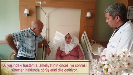 Yapay (Barsaktan) Mesane Ameliyatı sonrası hastamız Melahat Hanım'ın Görüşleri