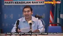 Rafizi Ramli Terbaru - Ada 'tangan ghaib' sebalik pembelian tinggi rezab gas Petronas