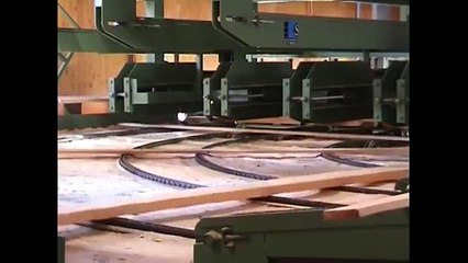 Zerspaner-Kreissägen Sägewerk mit Besäumautomat und Sortierwerk | www.stingl-maschinen.com