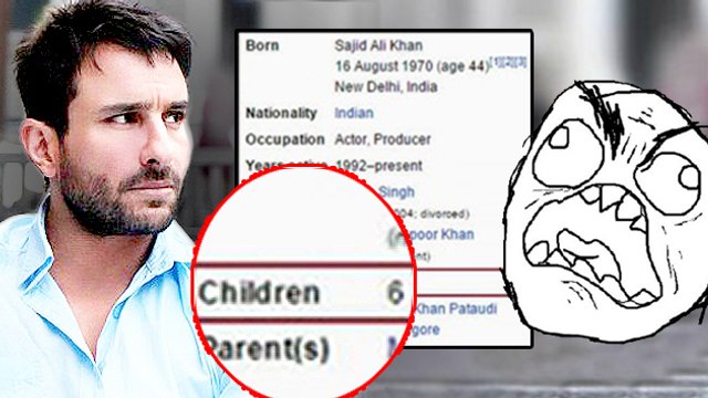 OMG! Saif Ali Khan Has 6 Kids NOT 2 | REVEALED