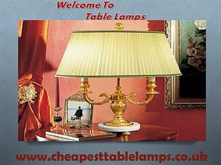 Things to Consider While Shopping for Cheap Table Lamps Online