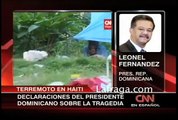 Leonel fernandez Declaraciones sobre haiti el terremoto 2010